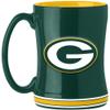 Logo Brands 612-C14RM: Green Bay Packers 14oz Relief Mug view 1
