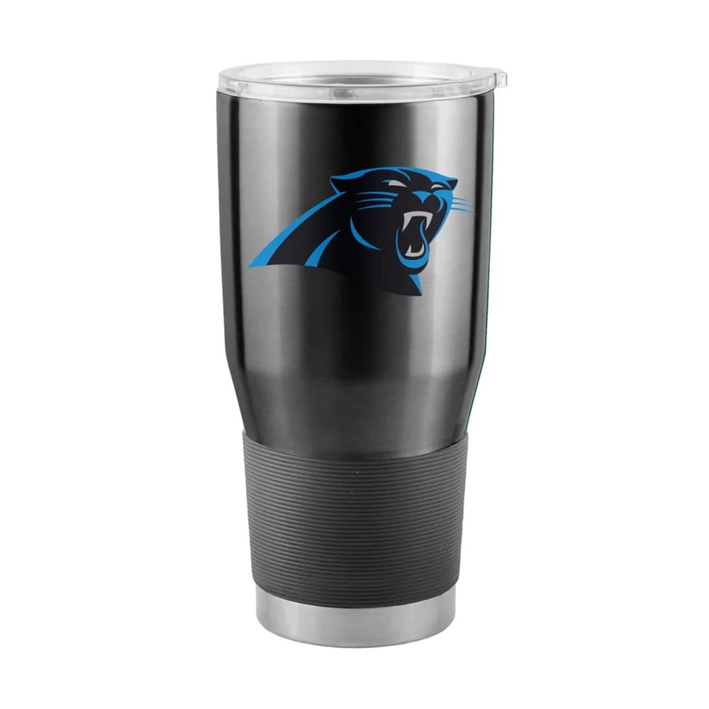 Logo Brands 605-S30T-1: Carolina Panthers 30oz Gameday Stainless Tumbler