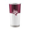 Logo Brands NCAA Texas A&M Aggies - 20oz Colorblock Stainless Steel Tumbler, Double-Wall Insulated, Slider Lid view 1