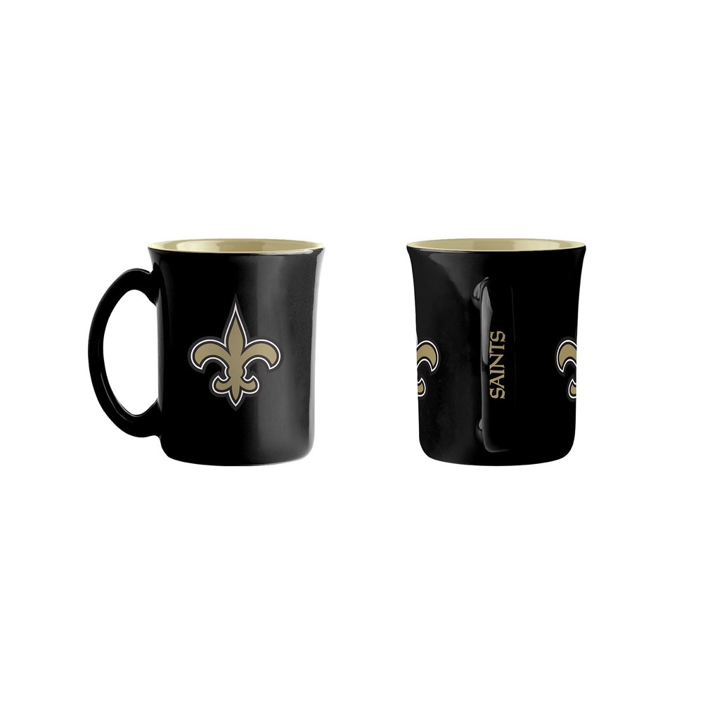Logo Brands 620-C15CAM: New Orleans Saints 15oz Caf Mug