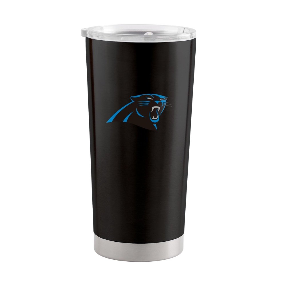 Logo Brands 605-S20T-1: Carolina Panthers 20oz Stainless Tumbler