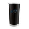 Logo Brands 605-S20T-1: Carolina Panthers 20oz Stainless Tumbler view 1