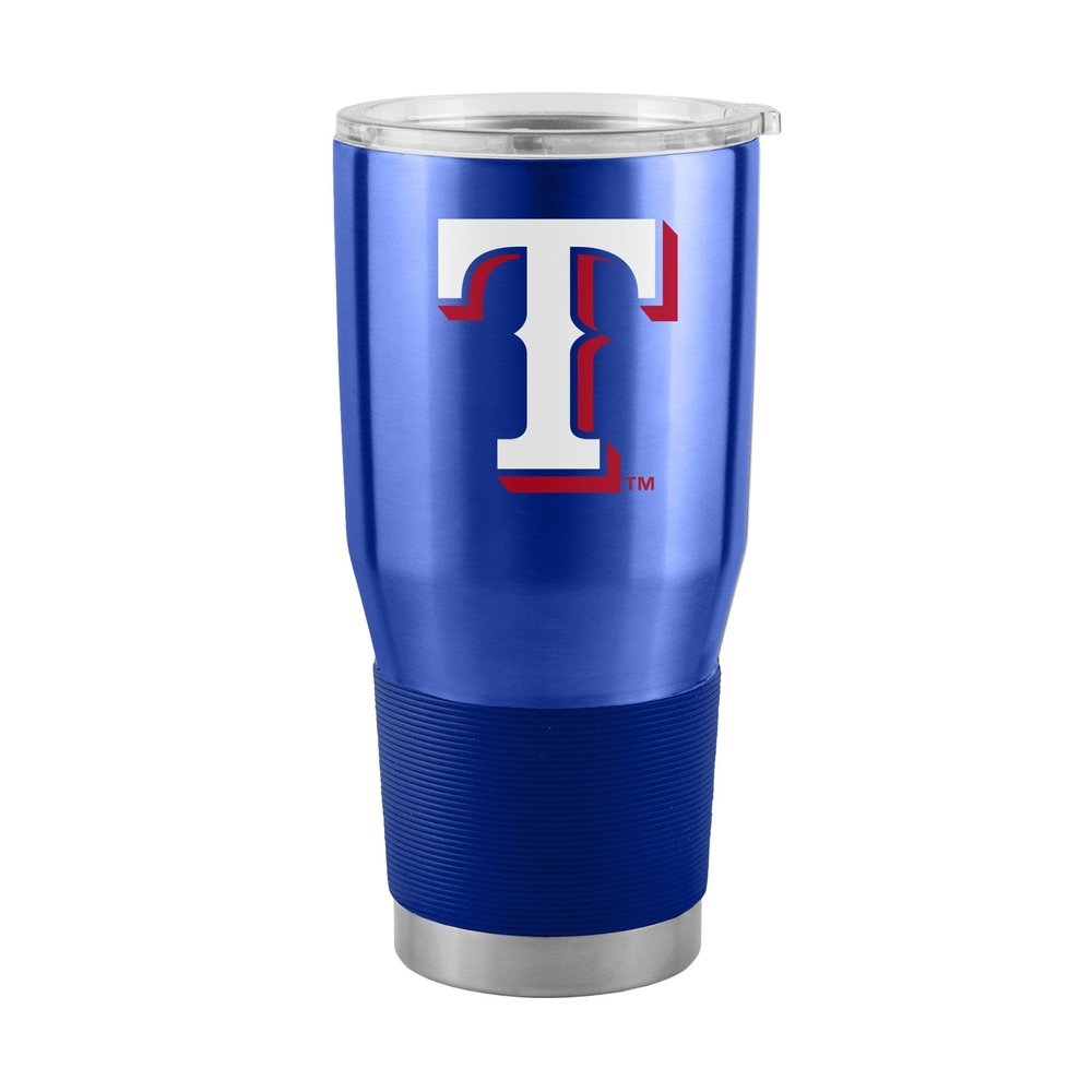 Logo Brands 529-S30T-1: Texas Rangers 30oz Stainless Tumbler