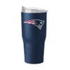 Logo Brands 619-S30PT-34: New England Patriots 30oz Flipside Powder Coat Tumbler