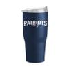 Logo Brands 619-S30PT-34: New England Patriots 30oz Flipside Powder Coat Tumbler view 2