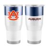 Logo Brands NCAA Auburn Tigers - 30oz Colorblock Stainless Steel Tumbler, Double-Wall Vacuum Insulated, Slider Lid, Ergonomic Design, Silicone Grip view 2