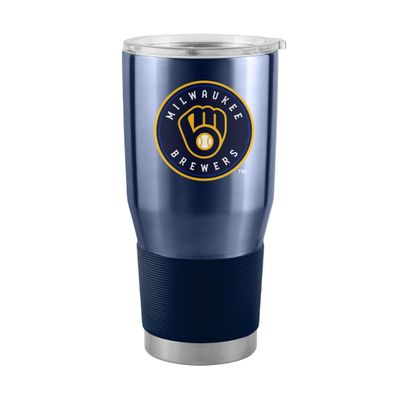 logobrands 516-S30T-1: Milwaukee Brewers 30oz Stainless Tumbler