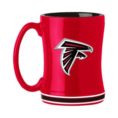Logo Brands 602-C14RM: Atlanta Falcons 14oz Relief Mug