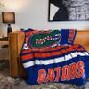 Logo Brands NCAA Florida Gators Striped Raschel Throw Blanket  50 x 60 Soft Fleece Blanket, Officially Licensed Collegiate Design, Cozy Throw for Tailgating, Game Day, & Home Dcor view 4