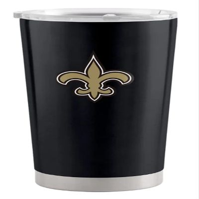 Logo Brands 620-S20T-1: New Orleans Saints 20oz Gameday Stainless Steel Tumbler