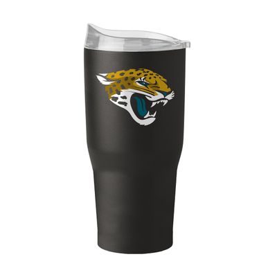 Logo Brands 615-S30PT-34: Jacksonville Jaguars 30oz Flipside Powder Coat Tumbler