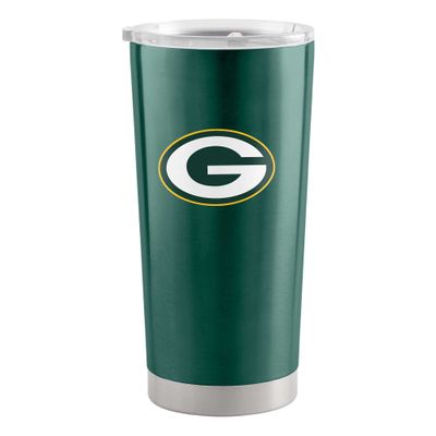 Logo Brands 612-S20T-1: Green Bay Packers Gameday Stainless 20oz Tumbler