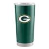 Logo Brands 612-S20T-1: Green Bay Packers Gameday Stainless 20oz Tumbler view 1