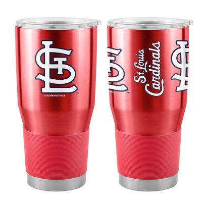 Logo Brands 527-S30T-1: St Louis Cardinals 30oz Full Color Gameday Stainless Tumbler
