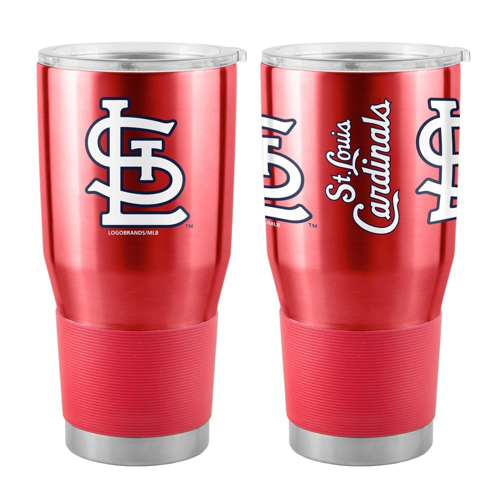 Logo Brands 527-S30T-1: St Louis Cardinals 30oz Full Color Gameday Stainless Tumbler