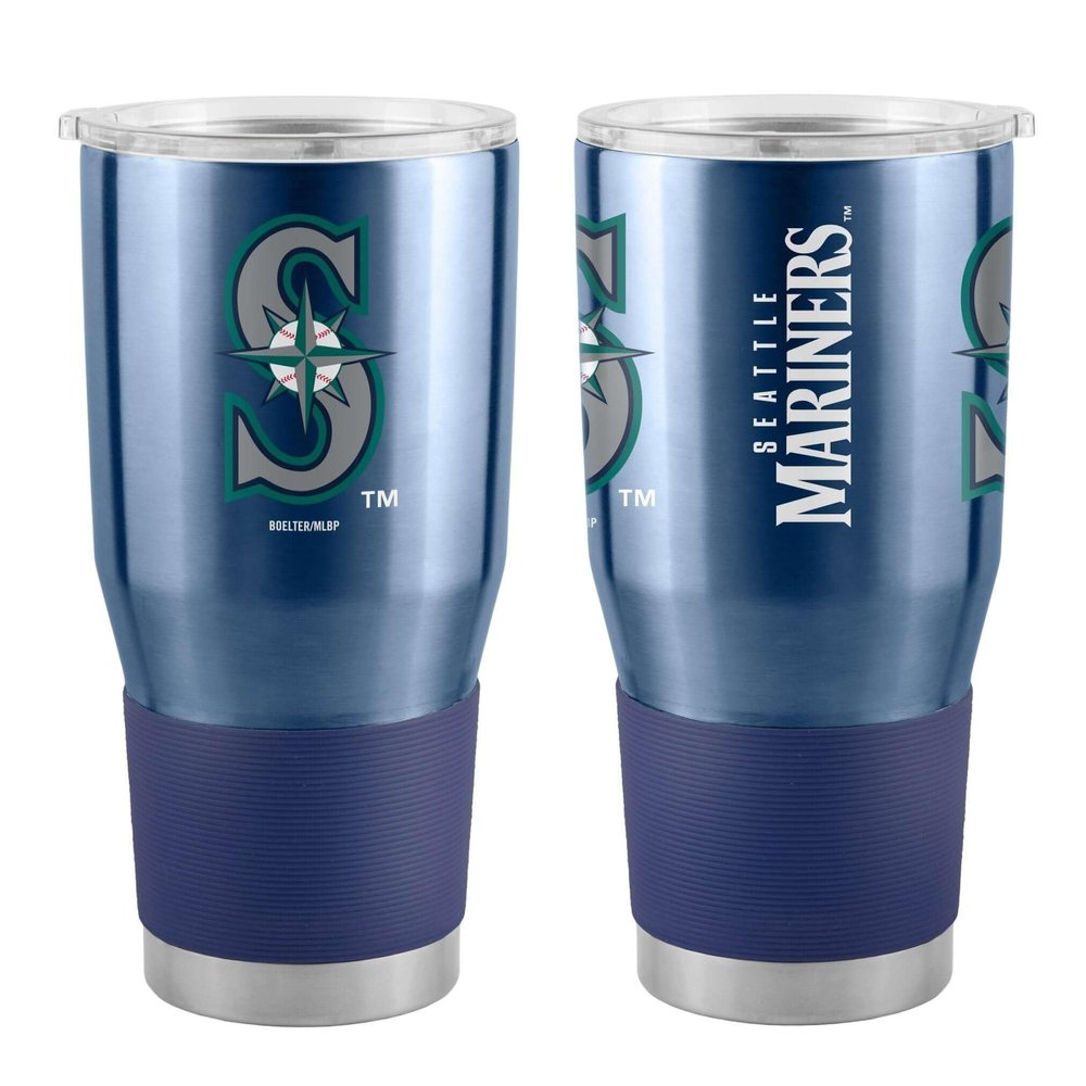 Logo Brands 526-S30T-1: Seattle Mariners 30oz Gameday Stainless Tumbler