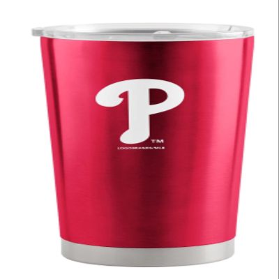 Logo Brands Philadelphia Phillies - 20oz Gameday Stainless Steel Tumbler, Double-Wall Insulated, Slider Lid