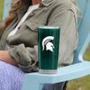 Logo Brands NCAA Michigan State Spartans - 20oz Gameday Stainless Steel Tumbler, Double-Wall Insulated, Slider Lid view 2