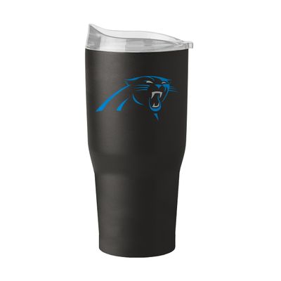Logo Brands 605-S30PT-34: Carolina Panthers 30oz Flipside Powder Coat Tumbler