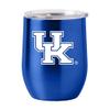 Logo Brands NCAA Kentucky Wildcats 16oz Gameday Stainless Curved Beverage Tumbler - Double-Wall Insulation, Non-Slip Silicone Base, Keeps Drinks Hot or Cold view 1