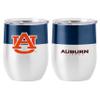 Logo Brands NCAA Auburn Tigers 16oz Colorblock Stainless Curved Beverage Tumbler - Double-Wall Insulation, Non-Slip Silicone Base, Keeps Drinks Hot or Cold view 1