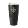 Logo Brands 620-S30PT-34: New Orleans Saints 30oz Flipside Powder Coat Tumbler view 1