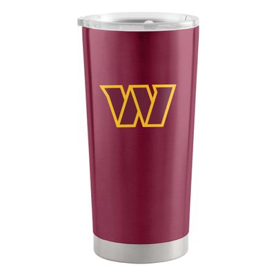 Logo Brands 632-S20T-1: Washington Commanders 20oz Gameday Stainless Tumbler