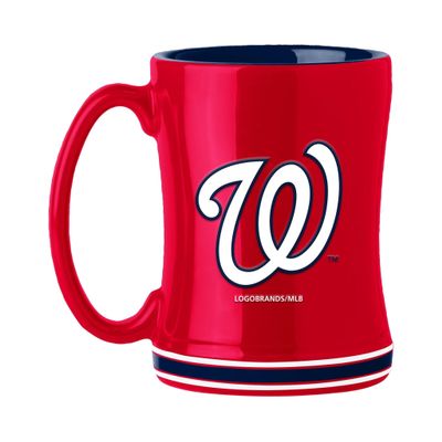 Logo Brands 518-C14RM: Washington Nationals 14oz Relief Mug