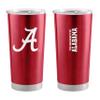Logo Brands NCAA Alabama Crimson Tide - 20oz Gameday Stainless Steel Tumbler, Double-Wall Insulated, Slider Lid view 1