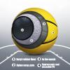 MINDCOLLISION Basketball No. 5, No. 6, No. 7, PU Soft Leather Wear-Resistant, Children's Birthday Gift. Suitable for Indoor and Outdoor Use.,Yellow,size6 view 2