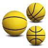 MINDCOLLISION Basketball No. 5, No. 6, No. 7, PU Soft Leather Wear-Resistant, Children's Birthday Gift. Suitable for Indoor and Outdoor Use.,Yellow,size6 view 3