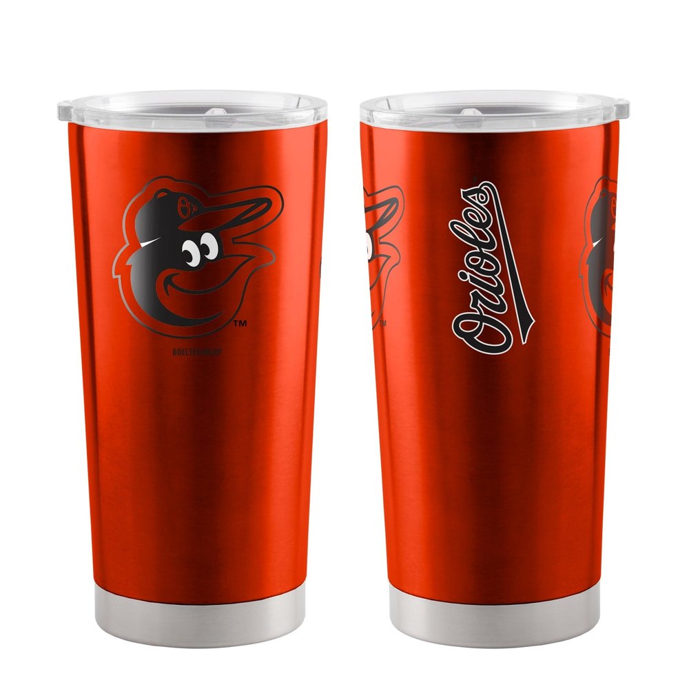 Logo Brands 504-S20T-1: Baltimore Orioles 20oz Gameday Stainless Tumbler