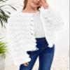 Inorin Girls Open Front Cardigan Faux Fur Coat Warm Fuzzy Trendy Winter Vintage Parka Shaggy Party Outerwear Jackets Tops view 2
