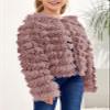 Inorin Girls Open Front Cardigan Faux Fur Coat Warm Fuzzy Trendy Winter Vintage Parka Shaggy Party Outerwear Jackets Tops view 3