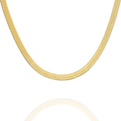 PAVOI Italian Diamond Chain Necklace, 925 Silver, Yellow Gold, Y