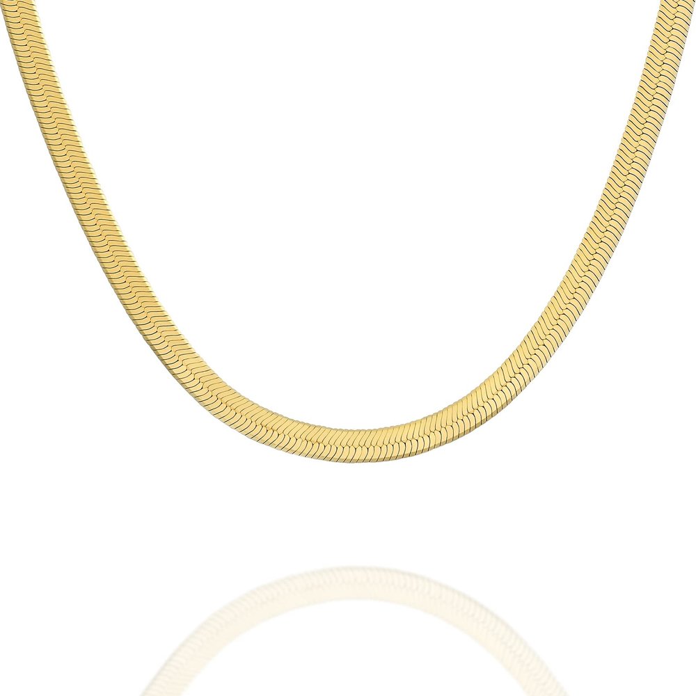 PAVOI Italian Diamond Chain Necklace, 925 Silver, Yellow Gold, Y