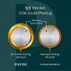 PAVOI Italian Diamond Chain Necklace, 925 Silver, Yellow Gold, Y view 3