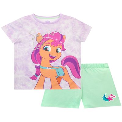 My Little Pony Girls' Short Pajamas Sunny Starscout Multicolor 8
