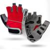 Pure Athlete Fingerless Weight Lifting Gloves - Gym Workout Gloves for Men Women Weightlifting (M, Black/Red) view 1
