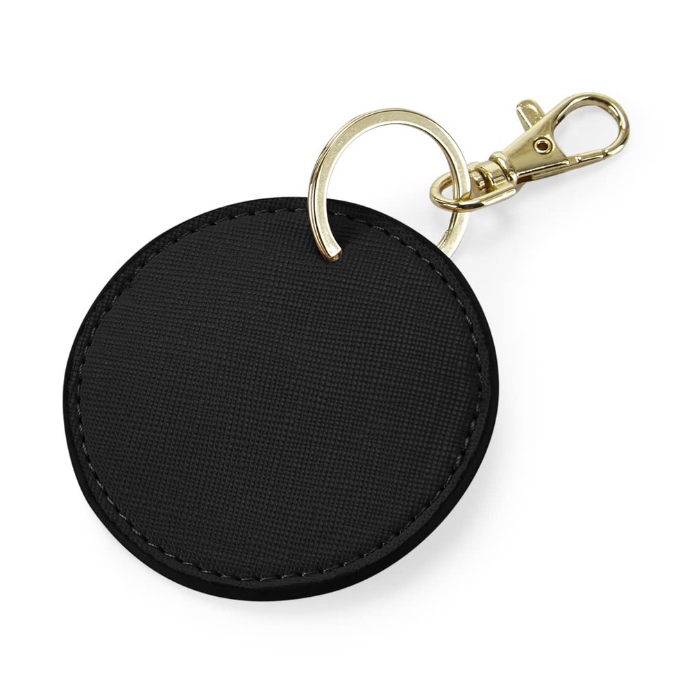 Bagbase Boutique Circular Key Clip (One Size) (Black)