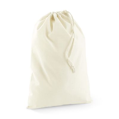 Westford Mill Cotton Recycled Stuff Bag (XXS) (Natural)