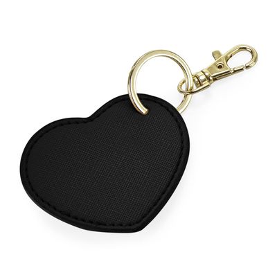 Bagbase Boutique Heart Key Clip (One Size) (Black)