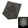 2 PCS AliPlus Viking Valknut Patches IR Infrared Reflective Patch Laser Cut Patches Tactical Morale Patch Hook and Loop(Green) view 3
