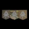 2 PCS AliPlus Viking Valknut Patches IR Infrared Reflective Patch Laser Cut Patches Tactical Morale Patch Hook and Loop(Green) view 4