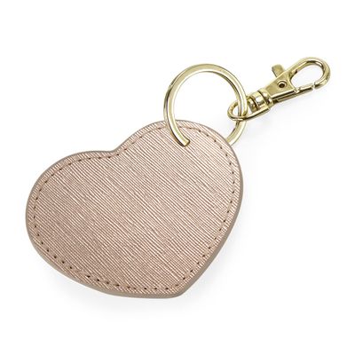 Bagbase Boutique Heart Key Clip (One Size) (Rose Gold)