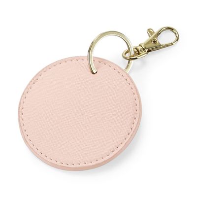 Bagbase Boutique Circular Key Clip (One Size) (Soft Pink)