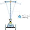 Bluey 3D Kick Scooter for Kids, Self-Balancing 3 Wheeled Light Up Scooter with Extra Wide Anti-Slip Deck, Rear Brake, Lean to Steer, Lightweight Design, for Kids 3 and up, 75 LB Limit view 3