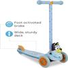 Bluey 3D Kick Scooter for Kids, Self-Balancing 3 Wheeled Light Up Scooter with Extra Wide Anti-Slip Deck, Rear Brake, Lean to Steer, Lightweight Design, for Kids 3 and up, 75 LB Limit view 4