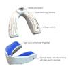 COOLLO SPORTS Boil and Bite Mouth Guard with Tether DBT Custom Fit Sport Mouthpiece for Football, Hockey, Rugby, Lacrosse (Free Storage Case+ Strap) -Adult Size (Adult -Ages 11 & Above, Cool Fangs) view 3