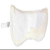 Equitem Faux Fur Trim Half Pad for Horse English Riding Saddle Correction (White) view 1